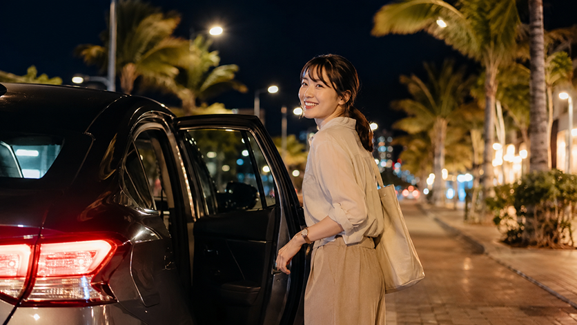 車社会だから送迎ありのお店が多い