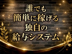 誰でも簡単に稼げる独自の給与システム!!